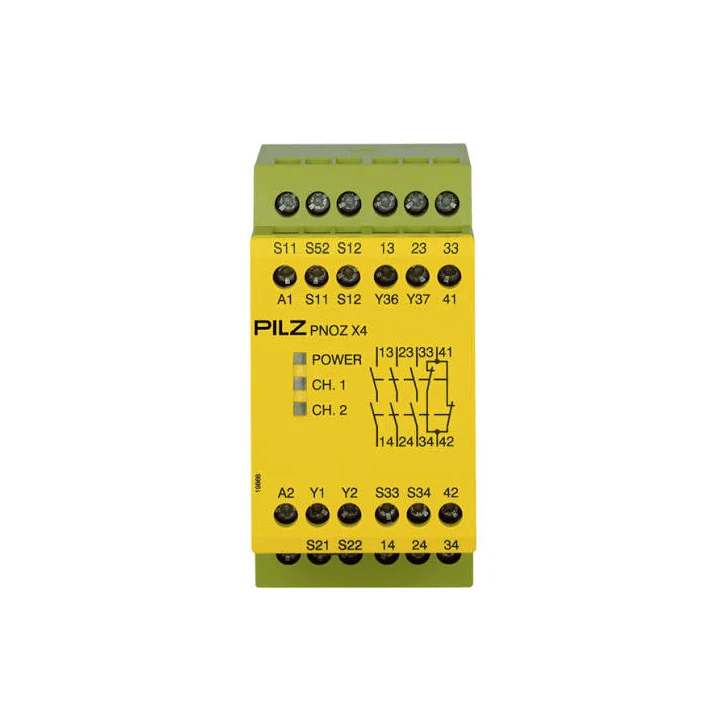 Pilz PNOZ X4 24VDC 3n/o 1n/c Safety Relay