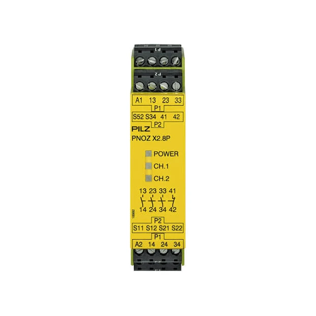 Pilz PNOZ X2.8P 24VACDC 3n/o 1n/c Safety Relay