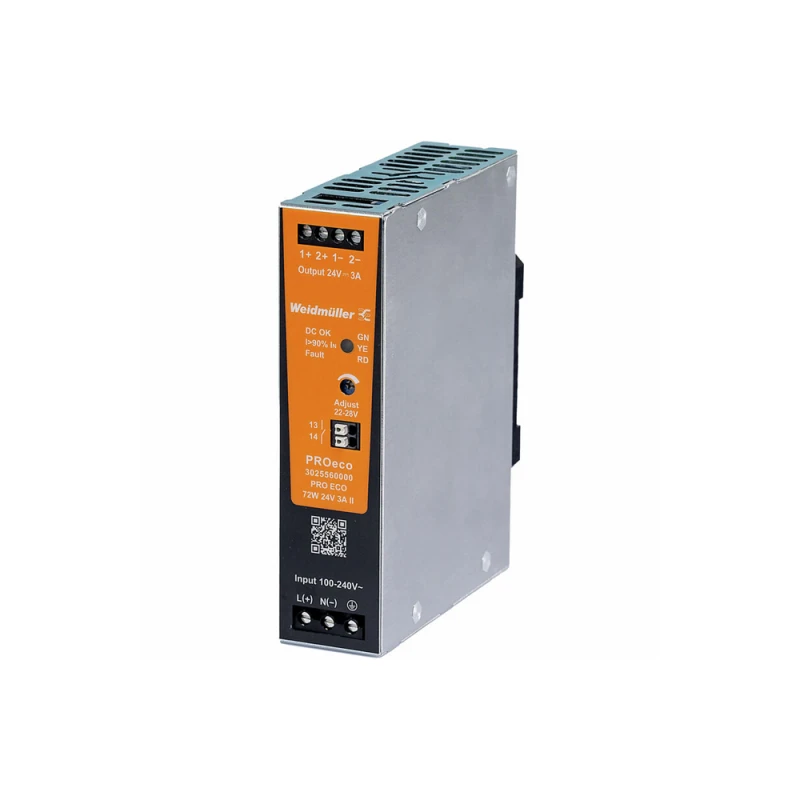Weidmuller PRO ECO 72W 24V 3A II Power Supply