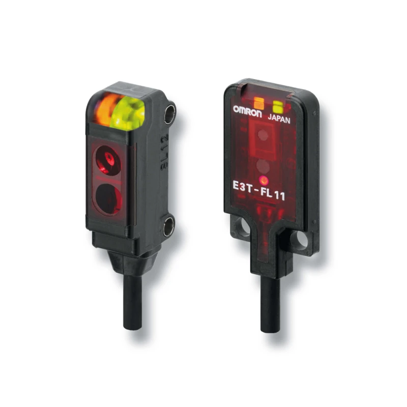 Omron E3T-FL11 2M Photoelectric Sensor